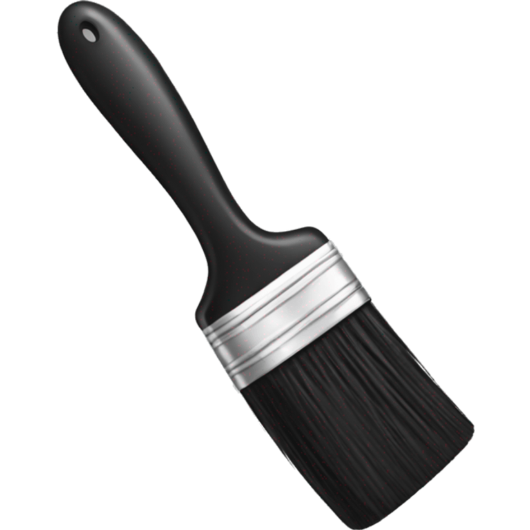 Black paint brush emoji