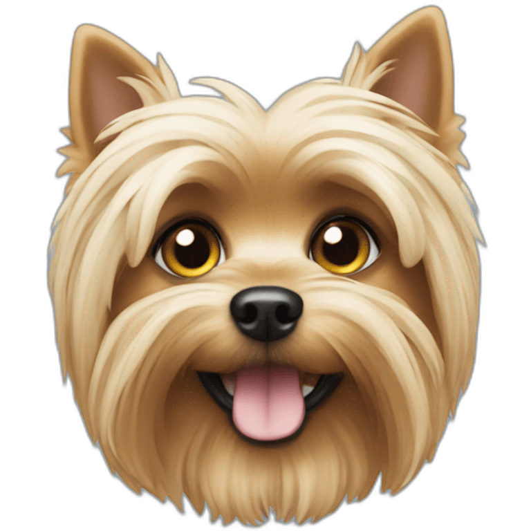 Perro yorkshire mini emoji