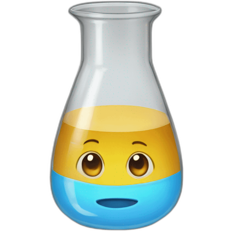 Lab beaker emoji