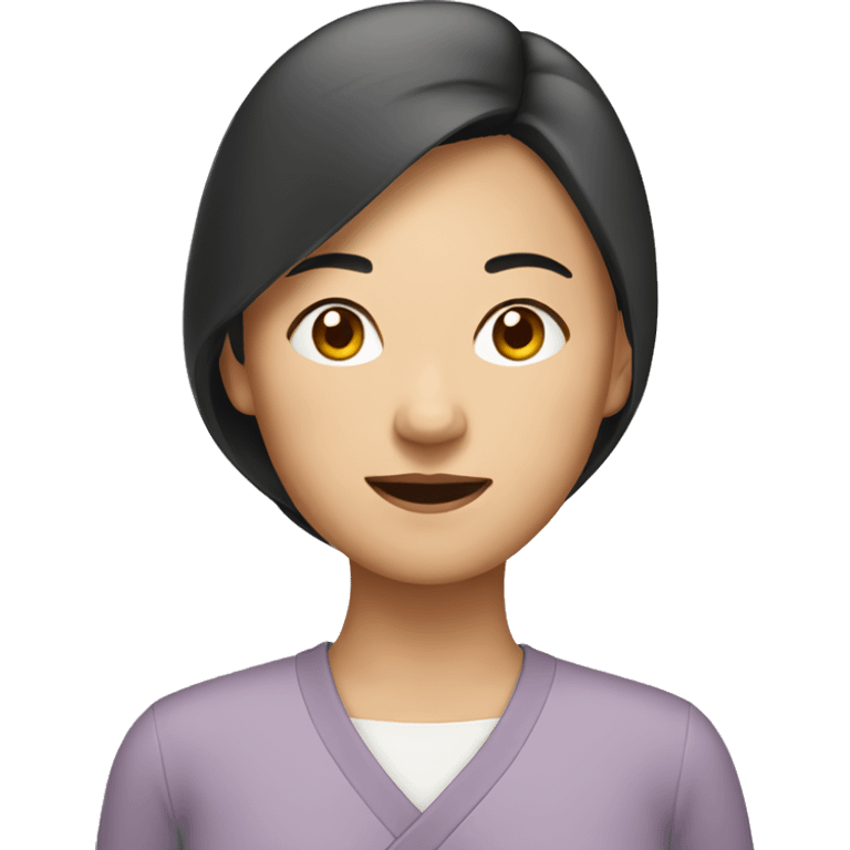 Asian lady emoji