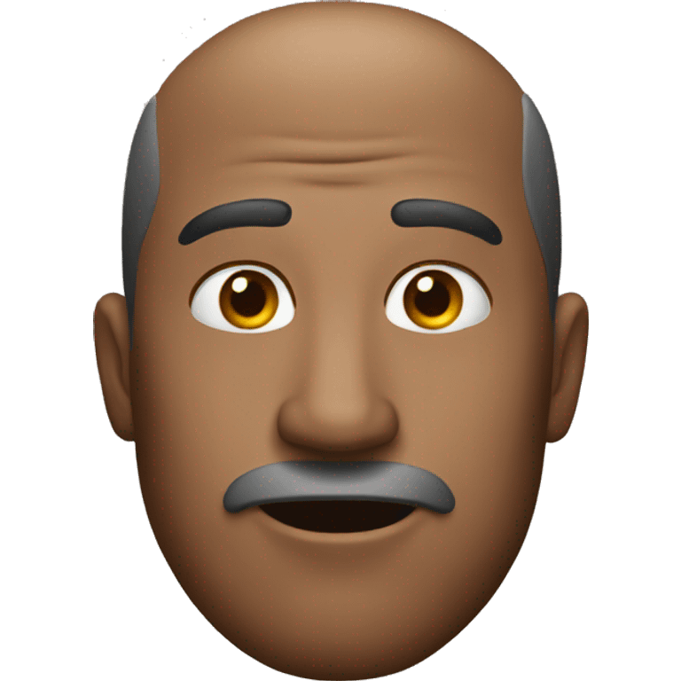 man with a blackeye emoji