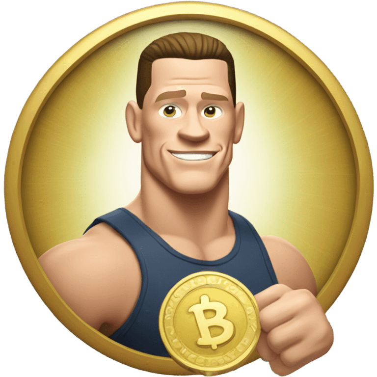 John cena holding a alt coin emoji