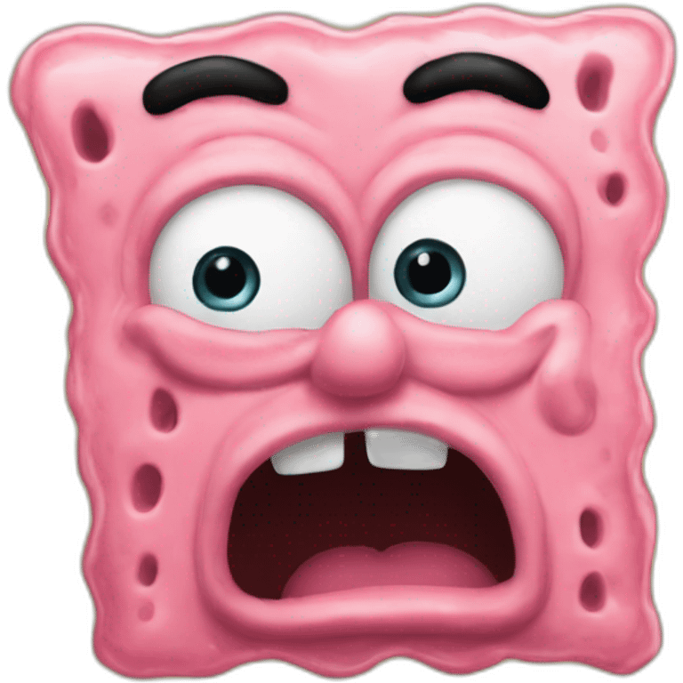 Spongebob kiss patrick emoji