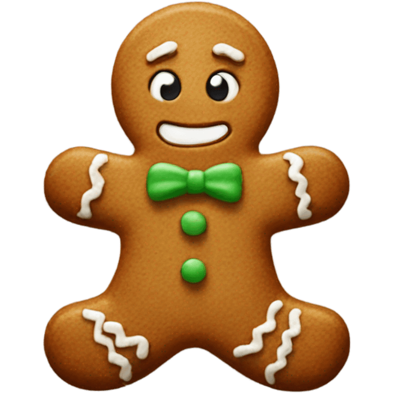 gingerbread man  emoji