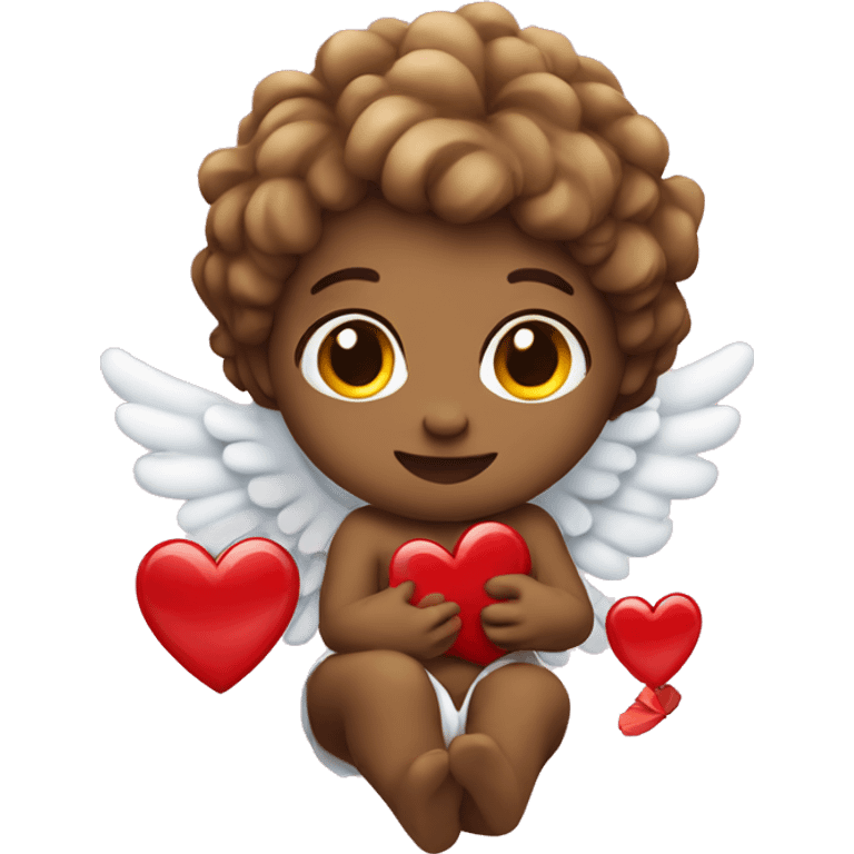 Cupid with a heart emoji