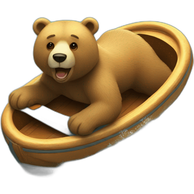 Hot bear cruising emoji