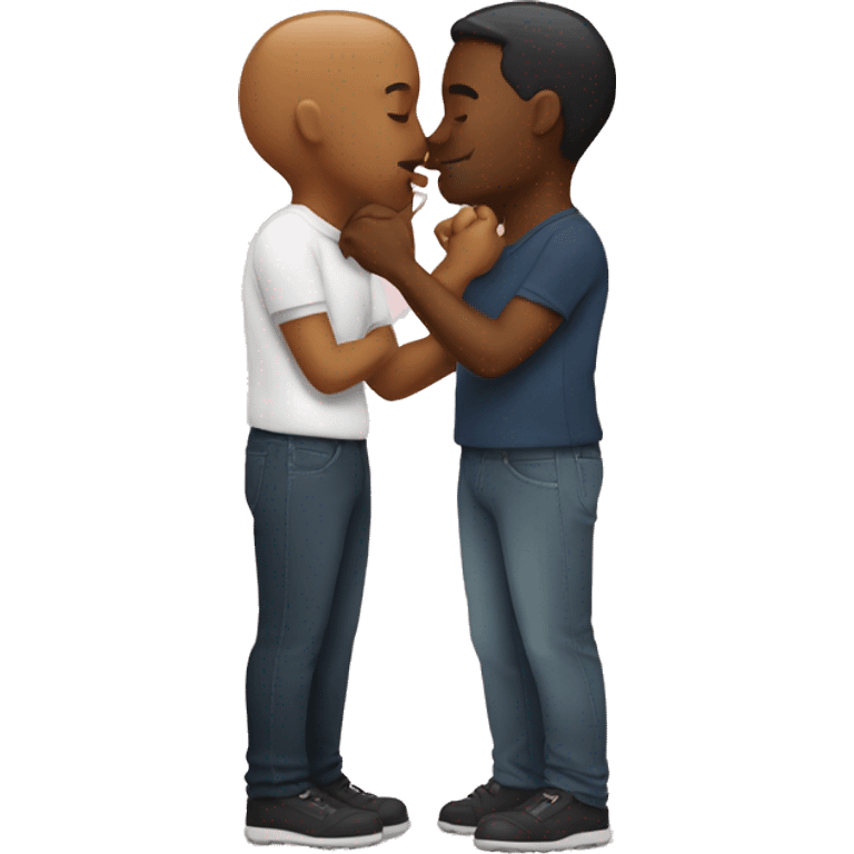 Couple kissing emoji