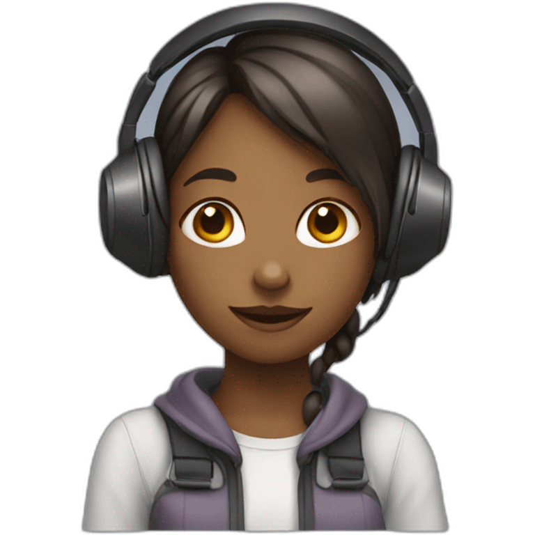 Girl  with  headphon emoji