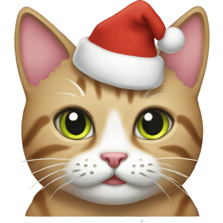 Christmas cat emoji