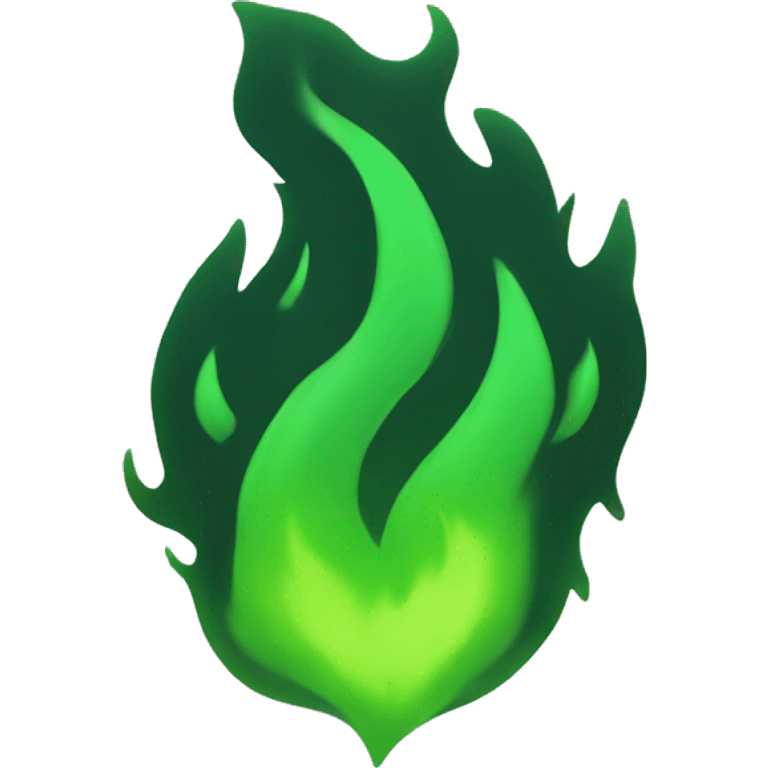 green fire emoji