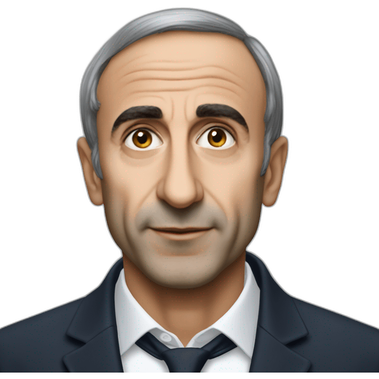 Zemmour a côté de Macron emoji