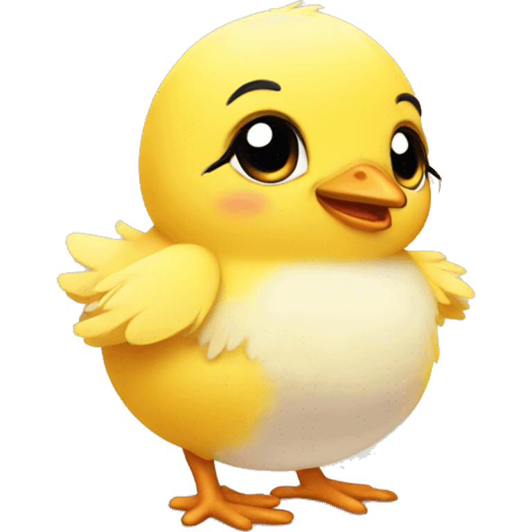 Little cute chick  emoji