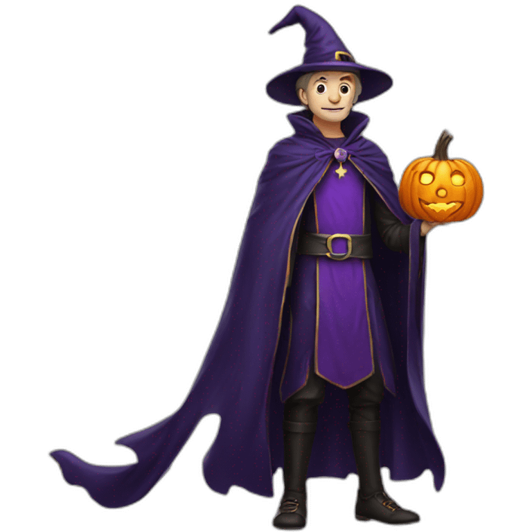 halloween male wizard emoji