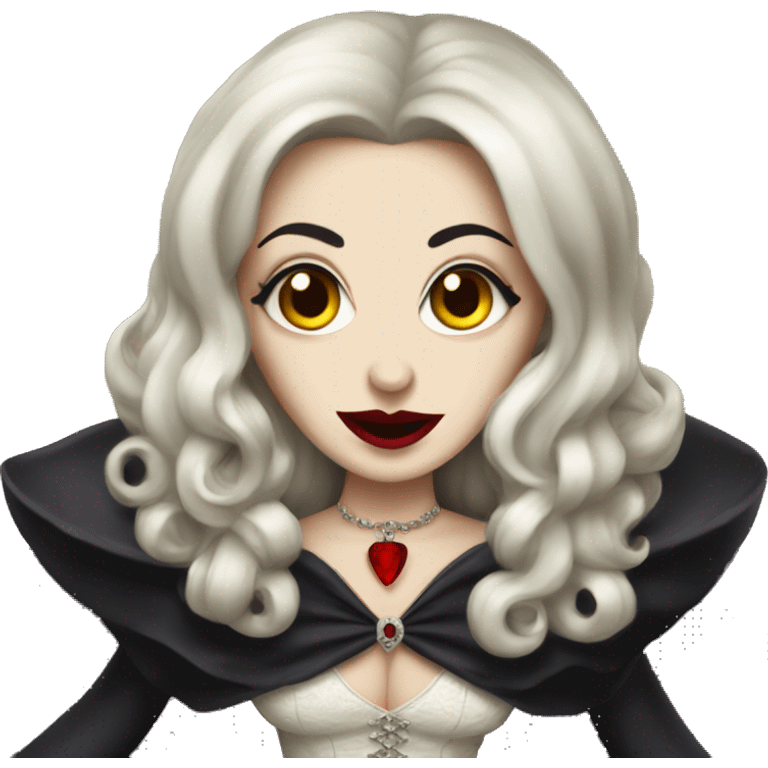 Dracula in drag emoji