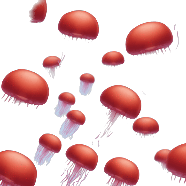 Red jellyfish  emoji