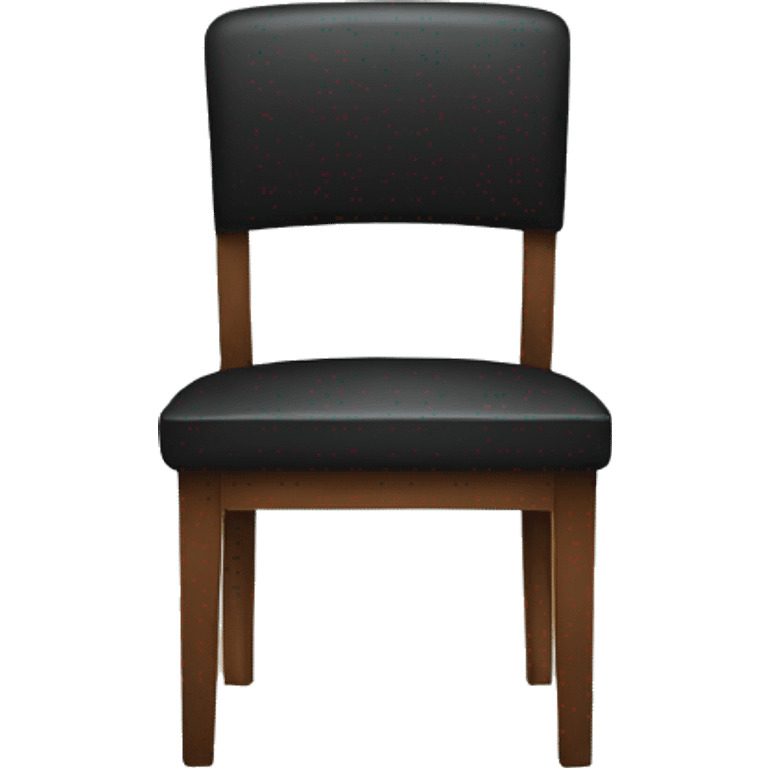 black CHAIR emoji