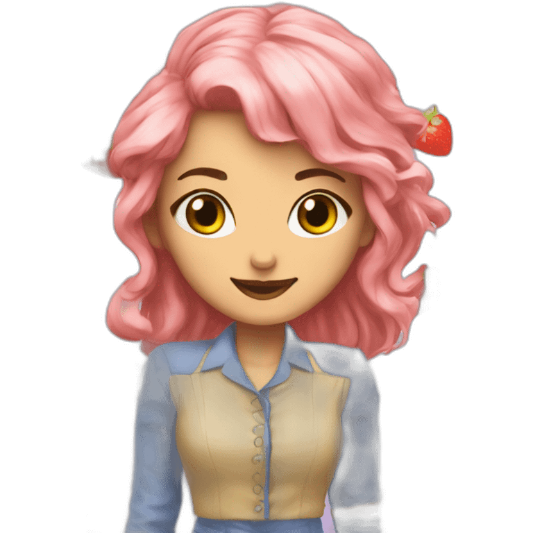 Charlotte aux fraises emoji