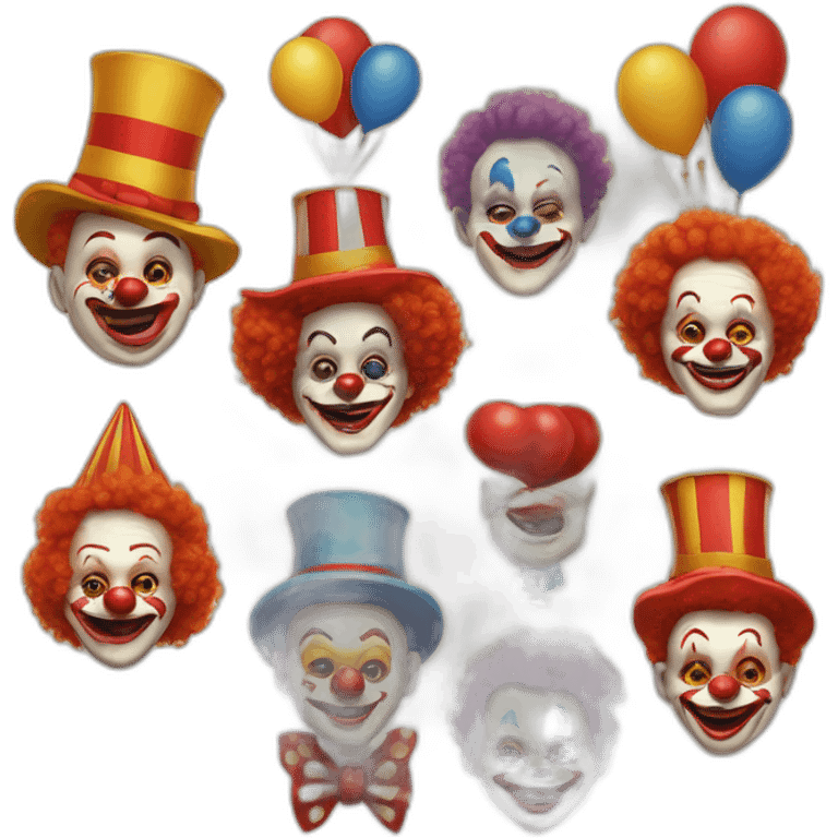 circus clowns normandy emoji