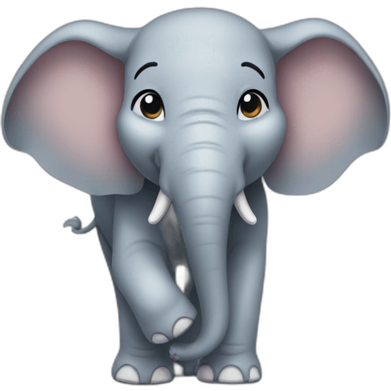 elephant smiling emoji