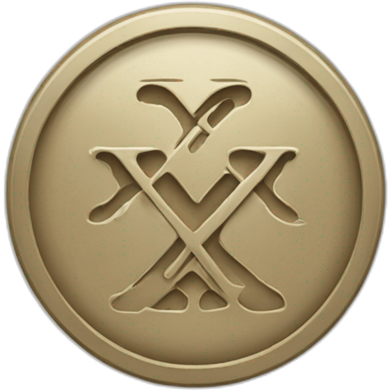 x logo with seal emoji