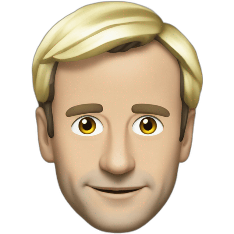 Macron sur lepen emoji