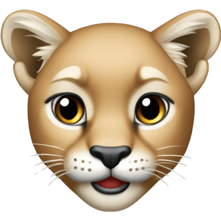 Puma mit Zipfelmütze emoji