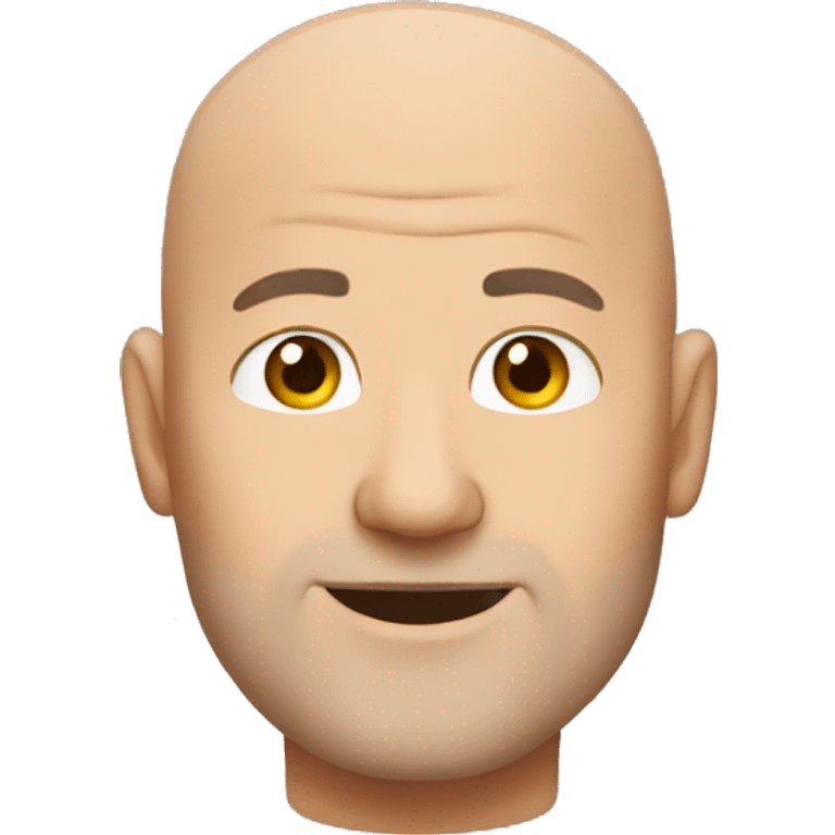 Bald man emoji