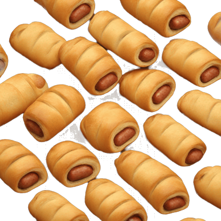 Sausage rolls bread emoji