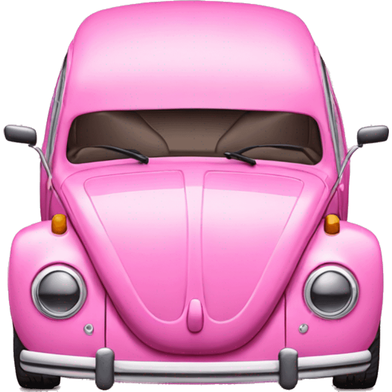 volkswagen bug pink cute emoji