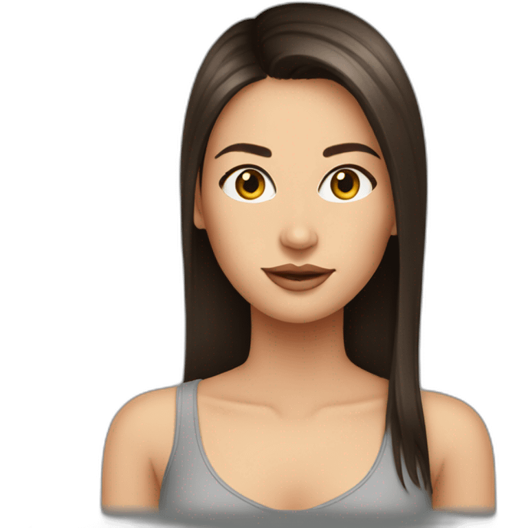 brunette-girl-wearing-seethrough-top emoji