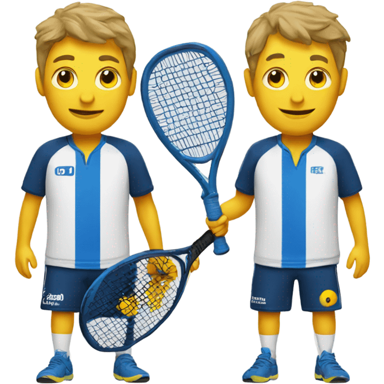 Padel partners emoji