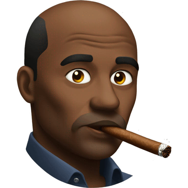 Andrew Tate smoking a cigar emoji