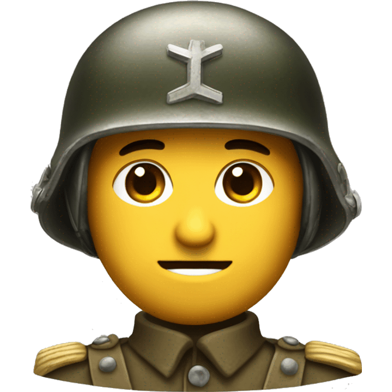 guy in ww2 german helmet emoji