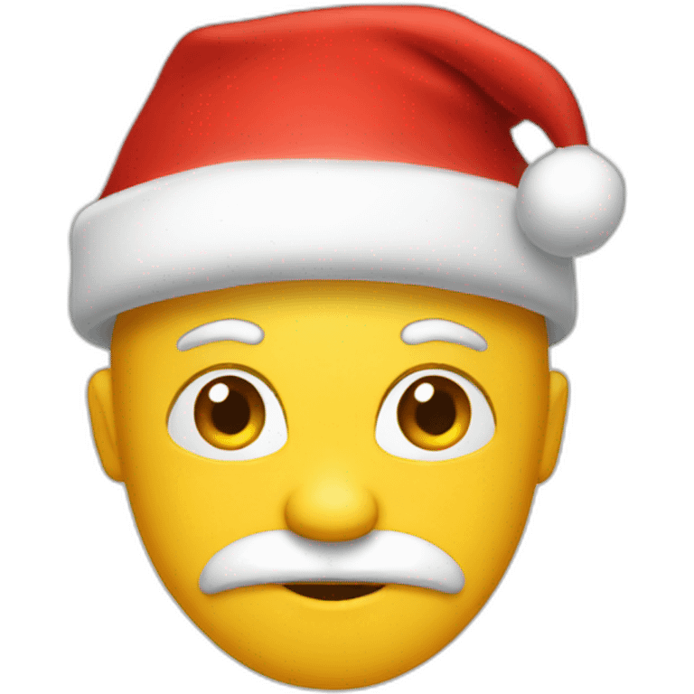 santa hat no head emoji