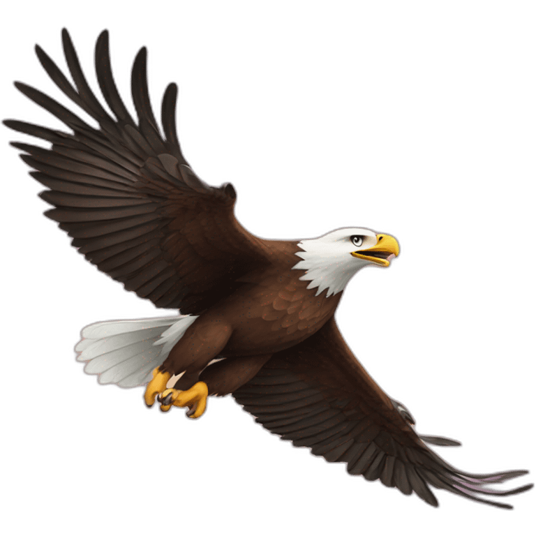 Flying eagle emoji