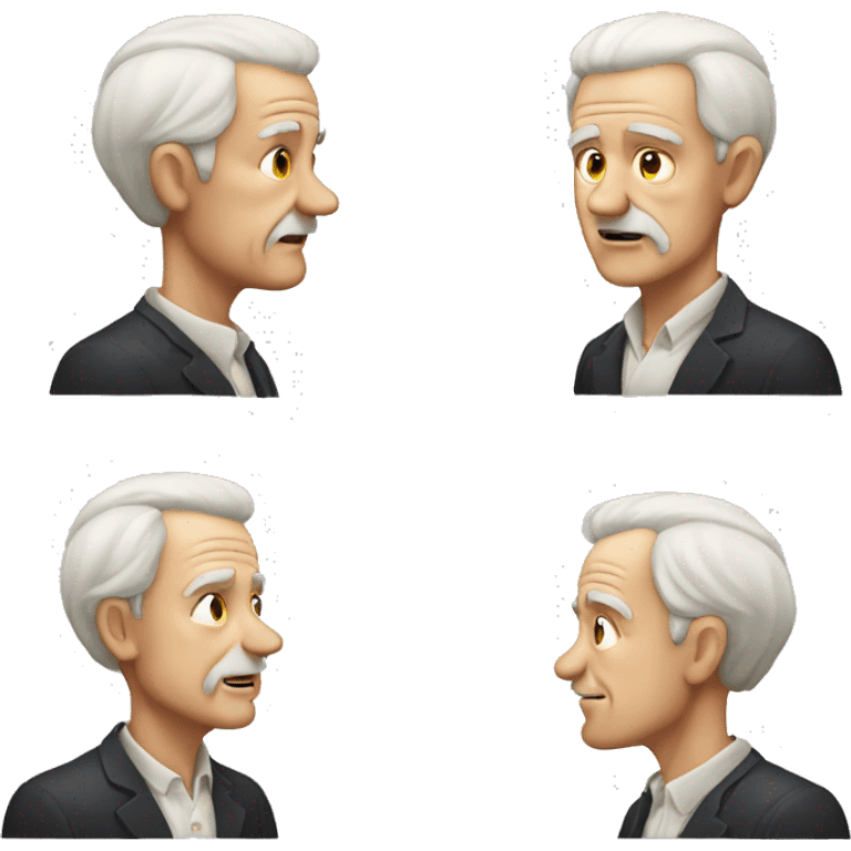 Old white man that looks 150 years old  emoji