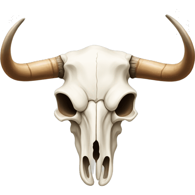 Longhorn animal skull emoji