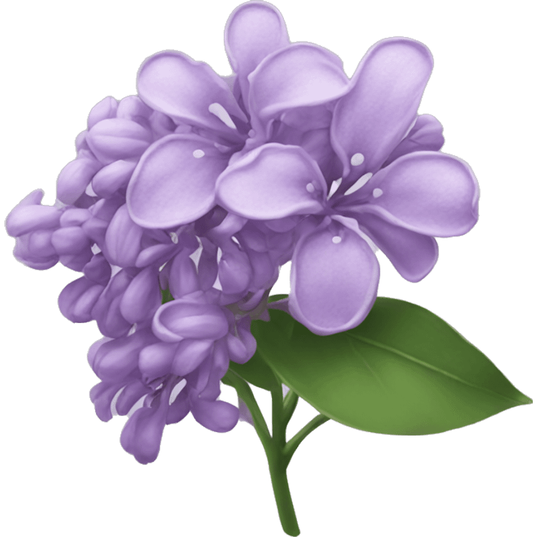 Lilac flower  emoji