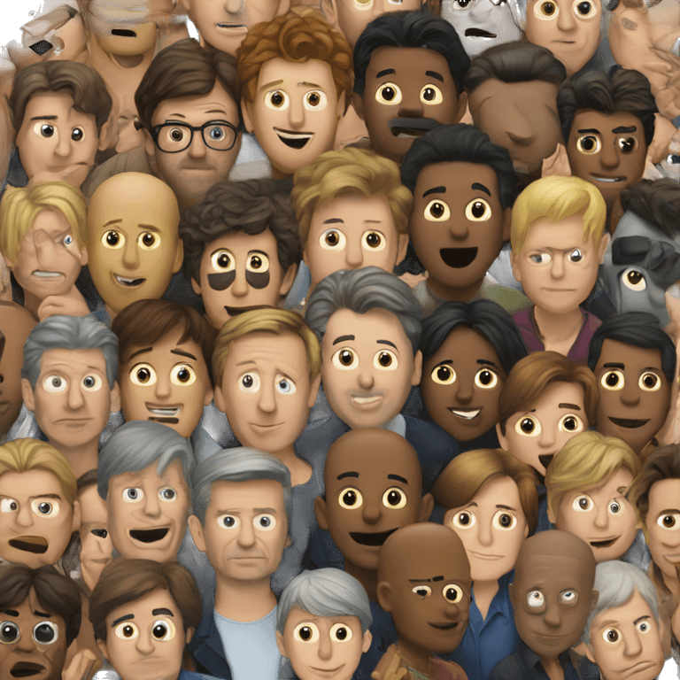 Crowded house emoji