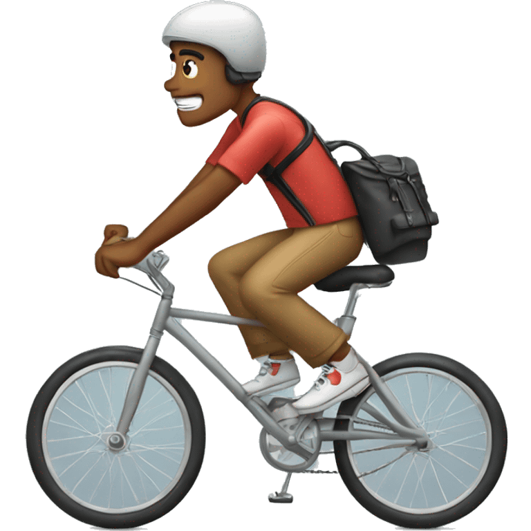 srhimp ridding a bike emoji