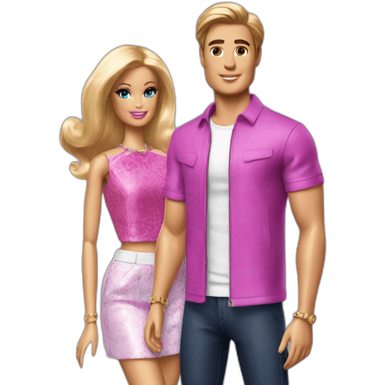 Ken et barbie emoji