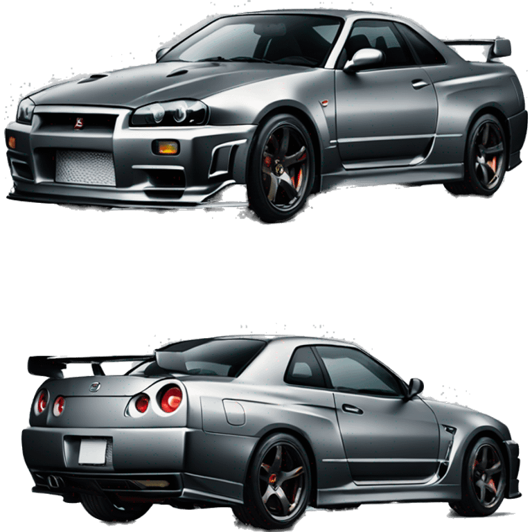 nissan gtr r34 emoji