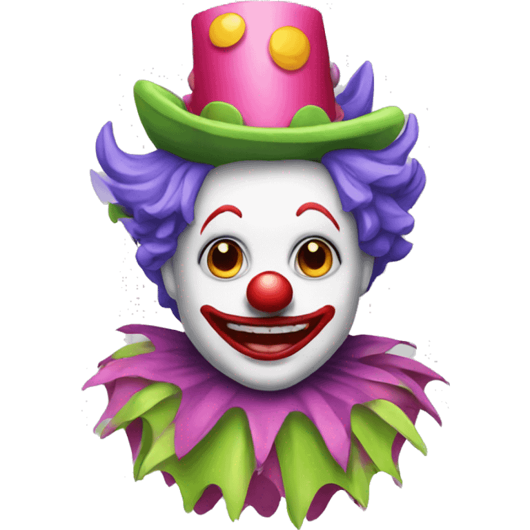 Fairy clown emoji