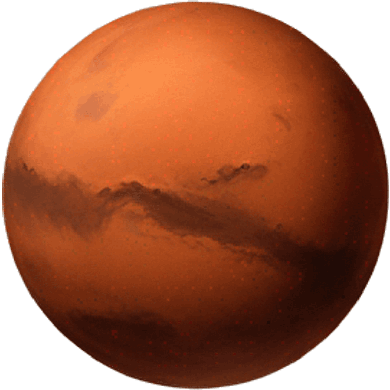 Mars planet emoji