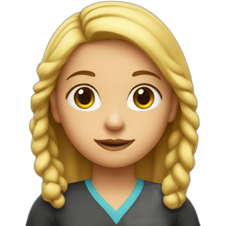 young girl teacher emoji