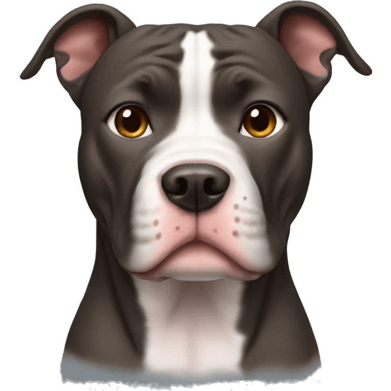 pitbull with cropped ears emoji