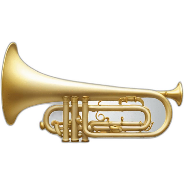 real white trumpet emoji