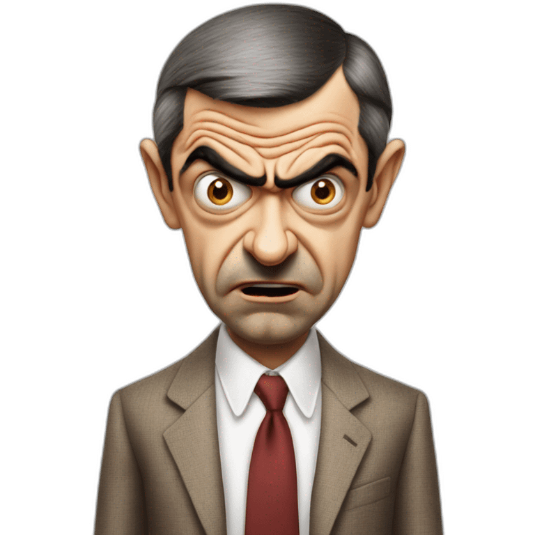 Mr.bean angry emoji