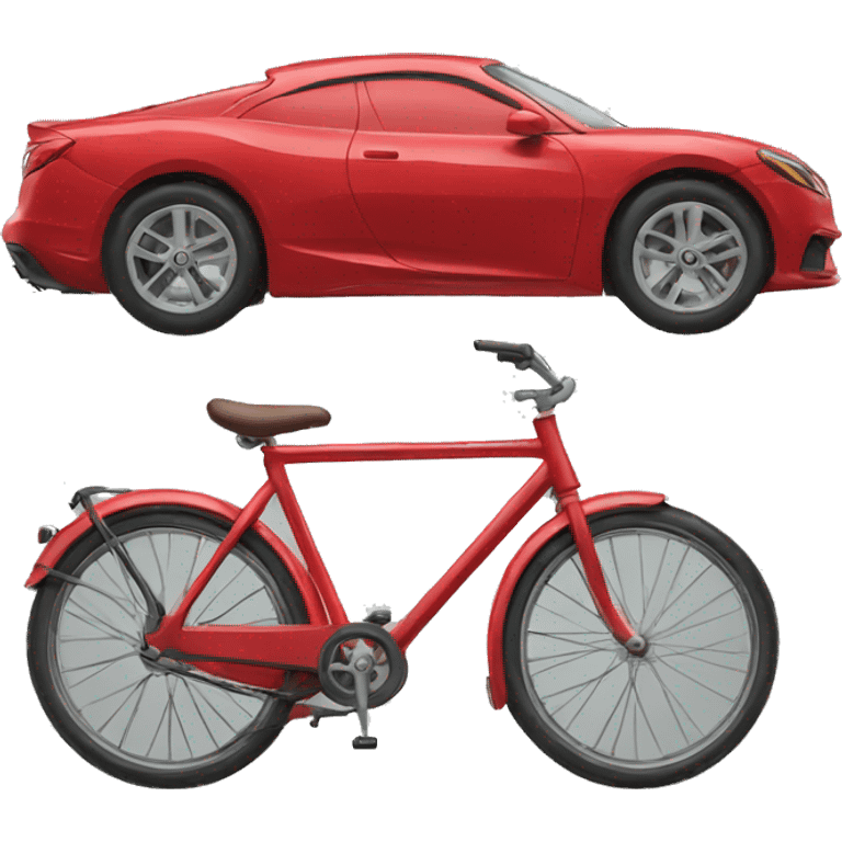 bicycle car racl emoji