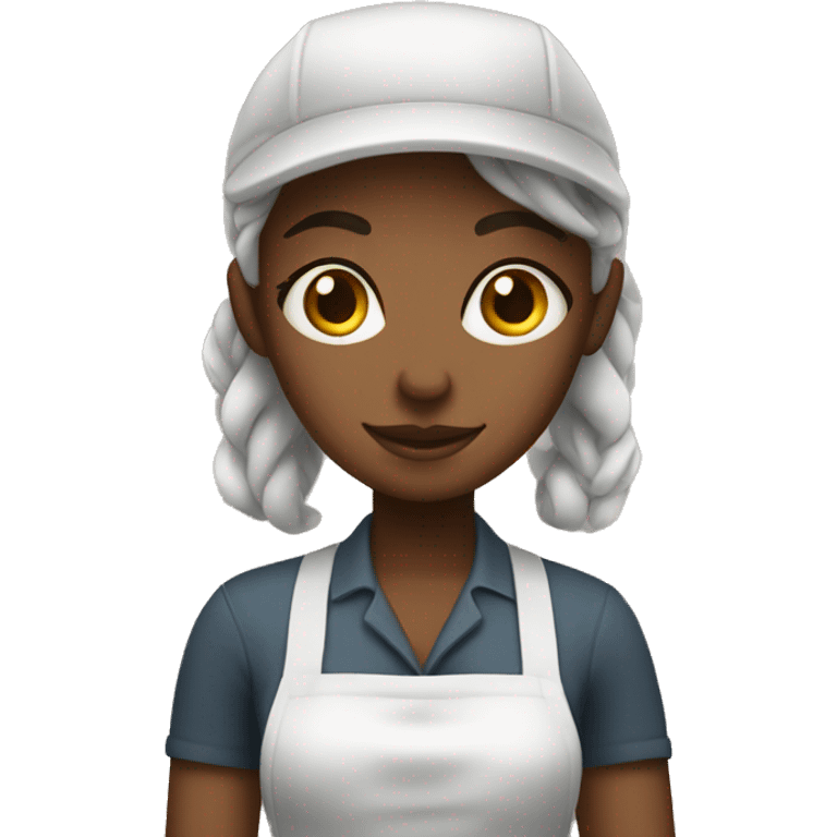 coffeeshop worker girl emoji